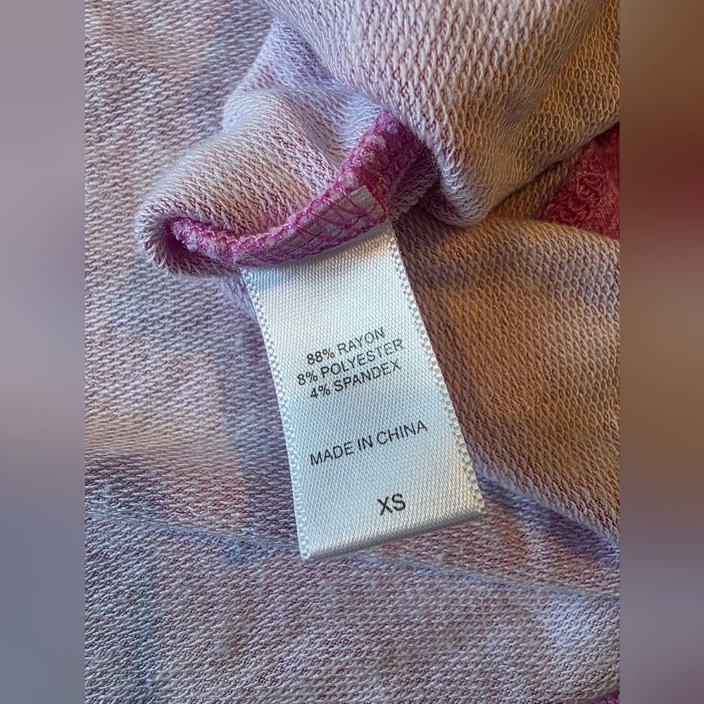 Koolaburra By Ugg Size XS French Terry Lightweight Pullover Hoodie Pink Soft - Picture 12 of 12